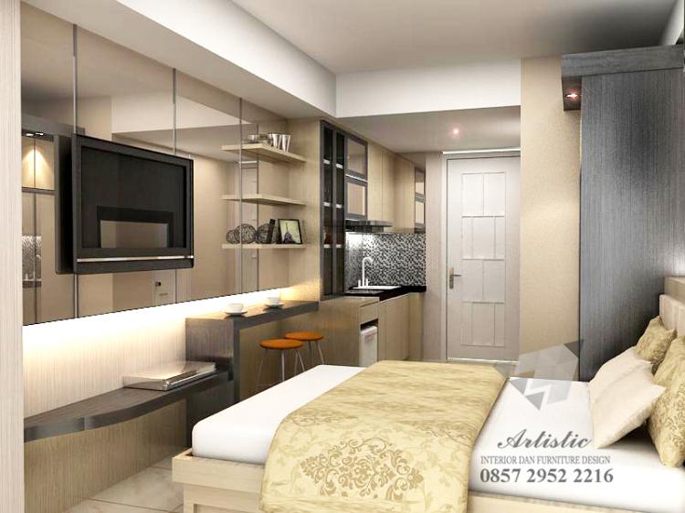 Design Interior Kamar & Kitchen Set Apartemen di Bantul Sleman Daerah Istimewa Yogyakarta